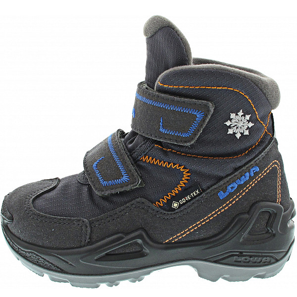 Lowa Milo GTX Mid Klettstiefel anthrazit-blau