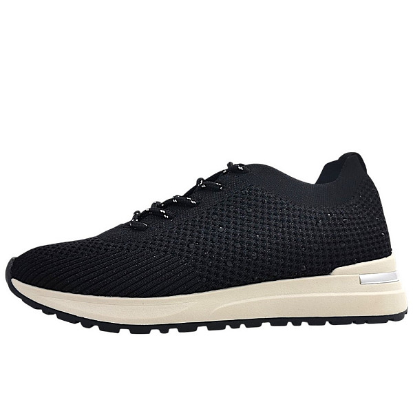La Strada sportlicher Schnürer black/silver 4500