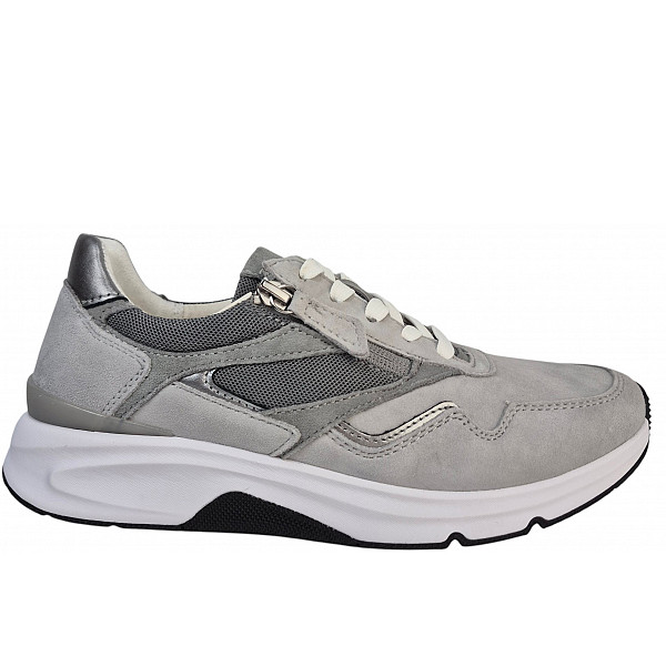 Gabor Rollingsoft lightgrey sportlicher Schnürer lightgrey/steel