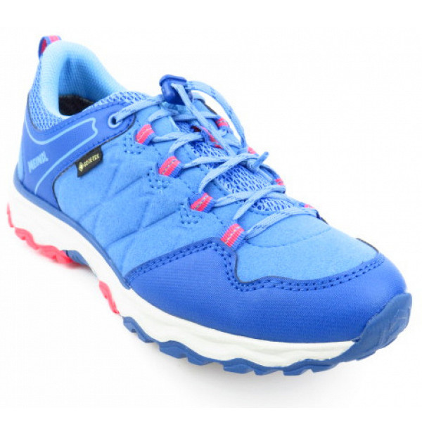 Meindl Ontario Junior GTX Wanderschuh hellblau pink