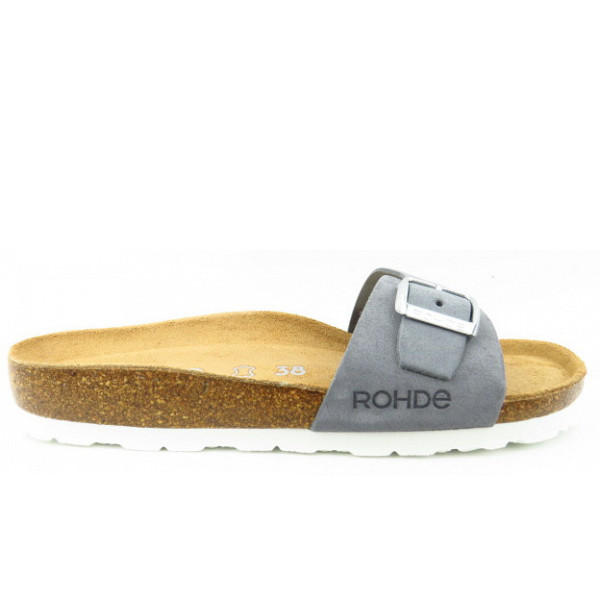 Rohde Velour basalt Pantolette BASALT