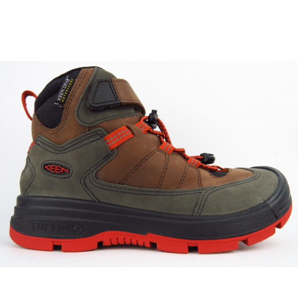 KEEN REDWOOD MID WP Wanderstiefel COFFEE BEAN/PICANTE