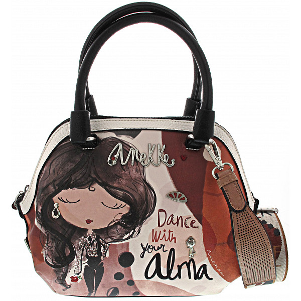 Anekke Alma Tasche beige/braun/print