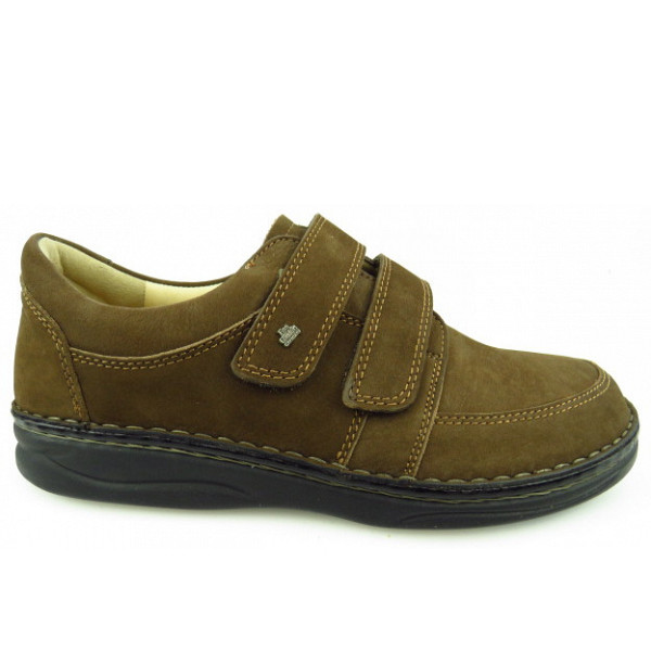 Finn Comfort Wicklow Nubuk Oil chestnut Klettschuh chestnut