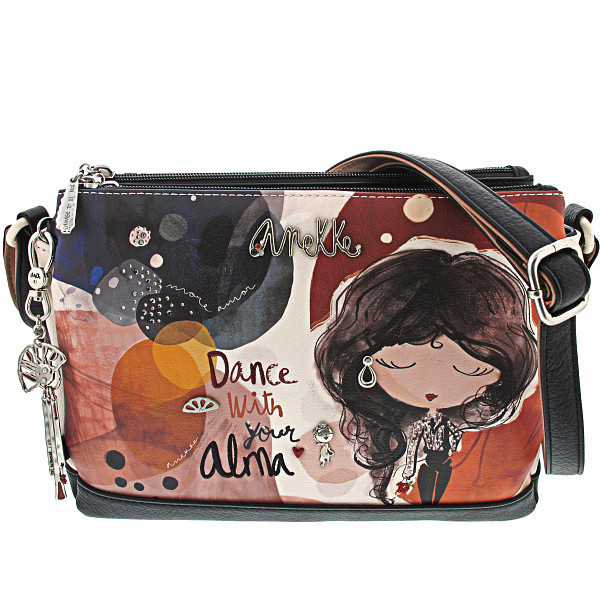 Anekke Alma Tasche beige/braun/print