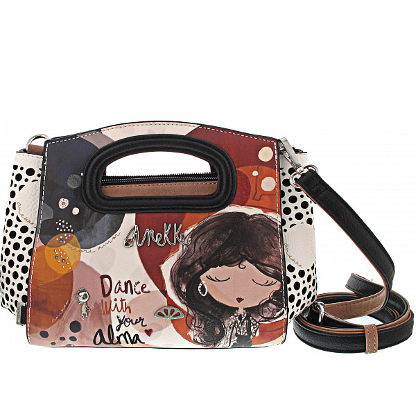 Anekke Alma Tasche beige/braun/print