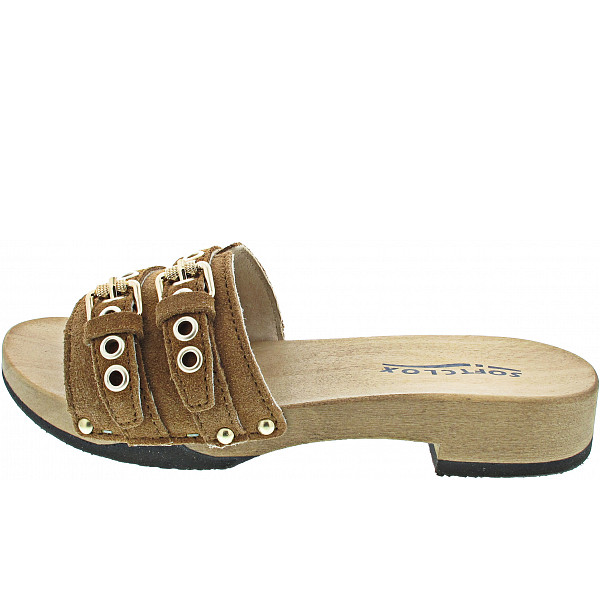 Softclox Benita Pantolette whiskey (hazelnut)