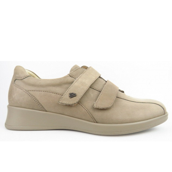 Finn Comfort Nairobi taupe Klettschuh Taupe