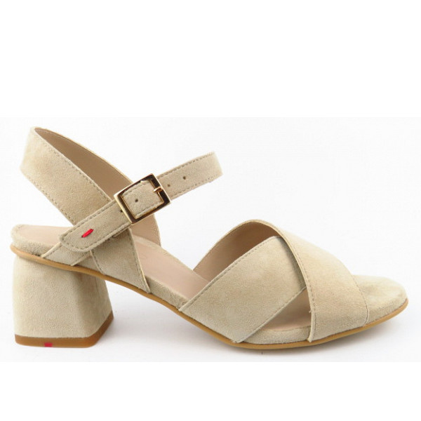 Lloyd Elsa Nubuk linen Sandale 4 2 - LINEN