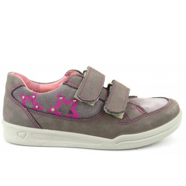 Ricosta Anjana graphit Sneaker grau pink