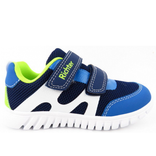 Richter Wallaby Klettschuh NAUTIC/BLUE/LIME/WHI