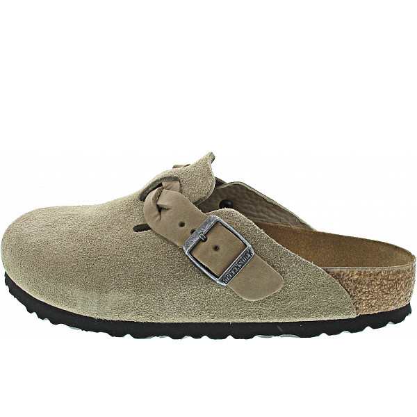 Birkenstock Boston Braided Clogs taupe