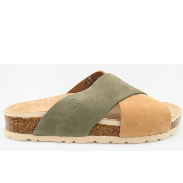 Rohde Nubuk olive Pantolette OLIVE