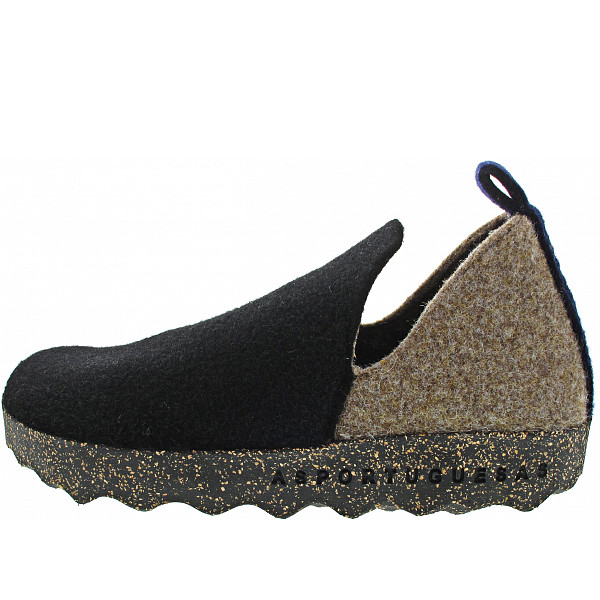 ASPORTUGUESAS City M Hausschuh black-taupe