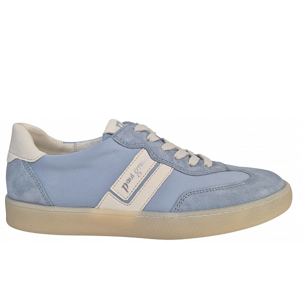 Paul Green Nubuk joy acqua sportlicher Schnürer BLAU