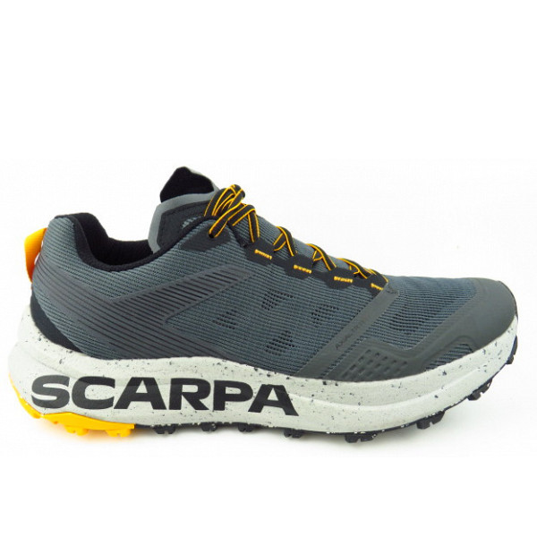 Scarpa Spin Planet anthrazit Laufschuh anthracite saffron