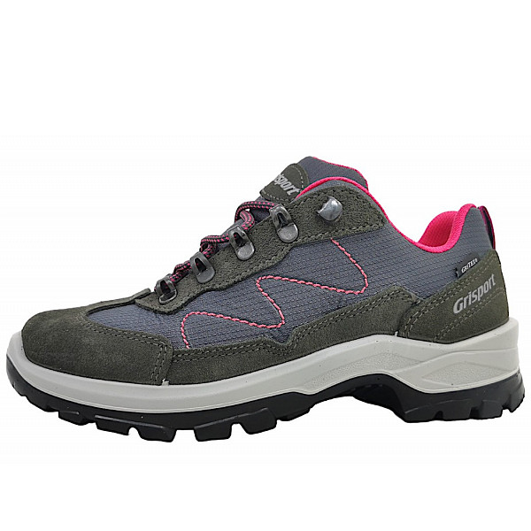 grisport Laces Low Hiker Wanderschuh grey/pink