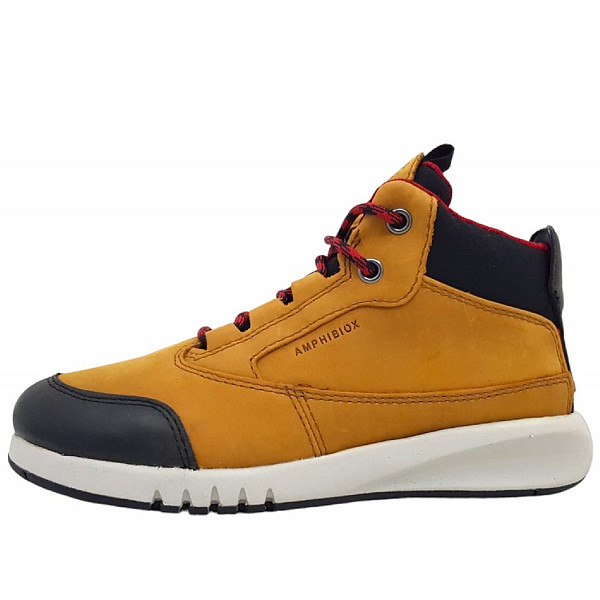 Geox J AERANTER BOY ABX J Schnürstiefel C6361 lt. brown/ dark red