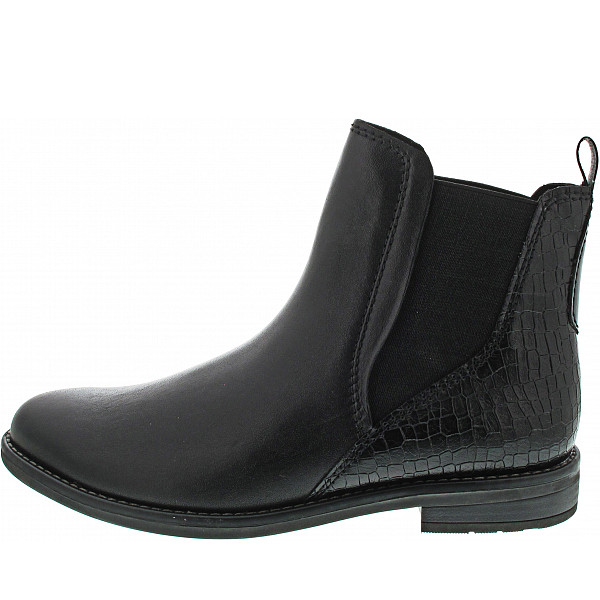 Marco Tozzi Chelsea Boot black comb