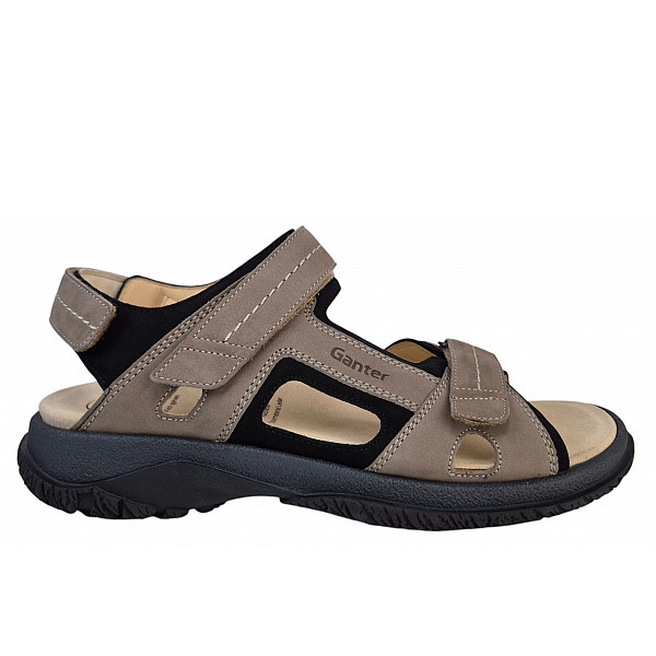 Ganter Giovanni darktaupe Sandale Darktaupe / Schwarz