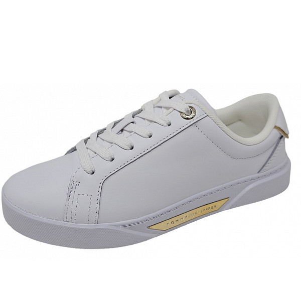 Tommy Hilfiger Chic lth Court Sneaker white