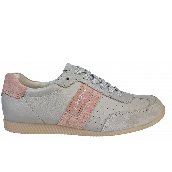Paul Green cloud pearl rose sportlicher Schnürer GRAU
