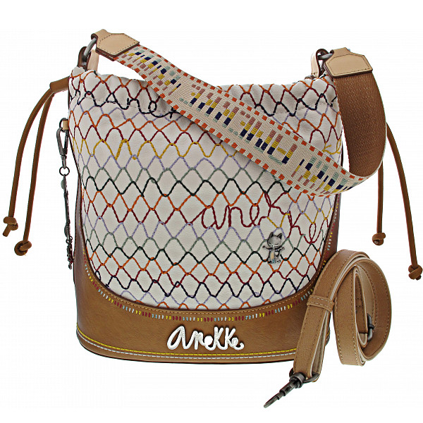 Anekke Menire Tasche beige/braun/bunt