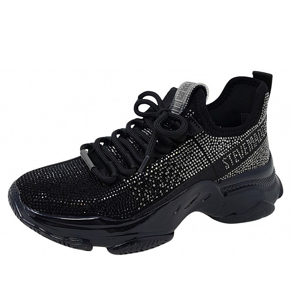 Steve Madden Mysteria Sneaker black pewter