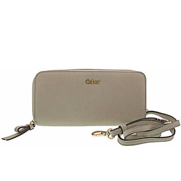 Gabor Gela Long Zip Wallet Geldbeutel beige