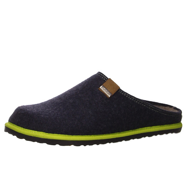 Fischer Markenschuhe Hausschuhe dunkelblau