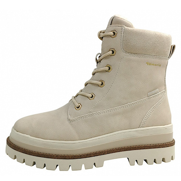 Tamaris Schnürstiefel 418 ivory