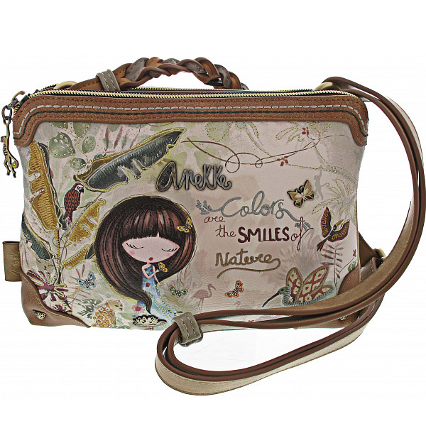 Anekke Amazonia Handbag Tasche braun/beige/grün