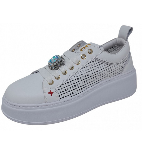 Gio+ Sneaker combi white