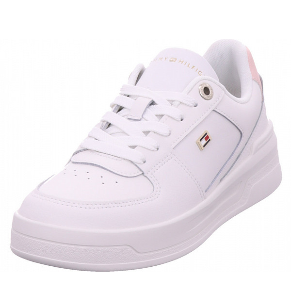 Tommy Hilfiger flag basket sneaker Halbschuh weiß-gemischt