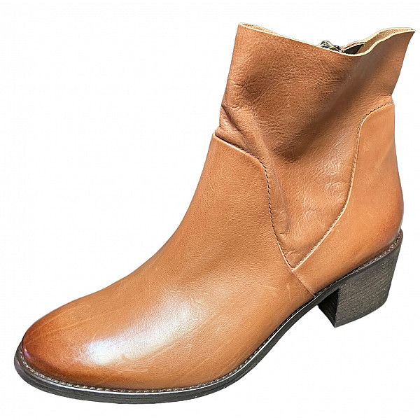 Paul Green Stiefelette cognac