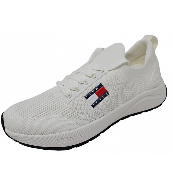 Tommy Hilfiger TJM Runner Sneaker ecru weiss