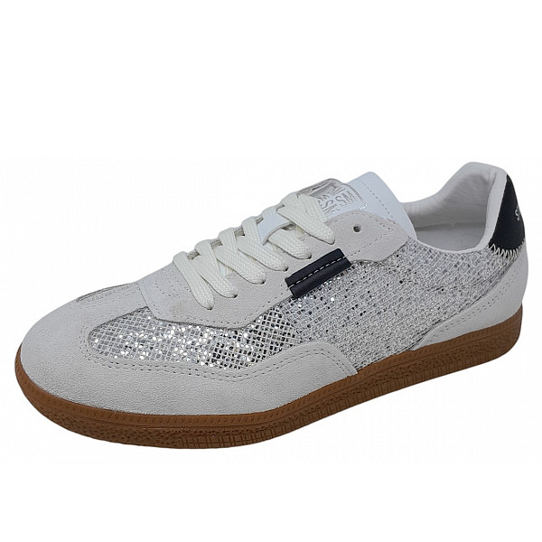 Steve Madden Emporia Sneaker beige silver