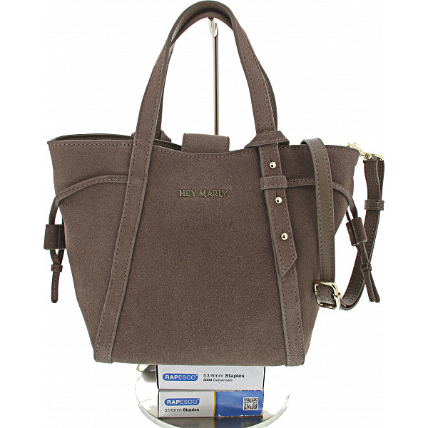 Hey Marly Pretty Wonder Suede S Tasche mocha