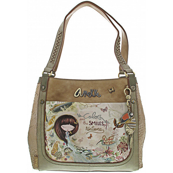 Anekke Amazonia Tasche braun/beige/bunt