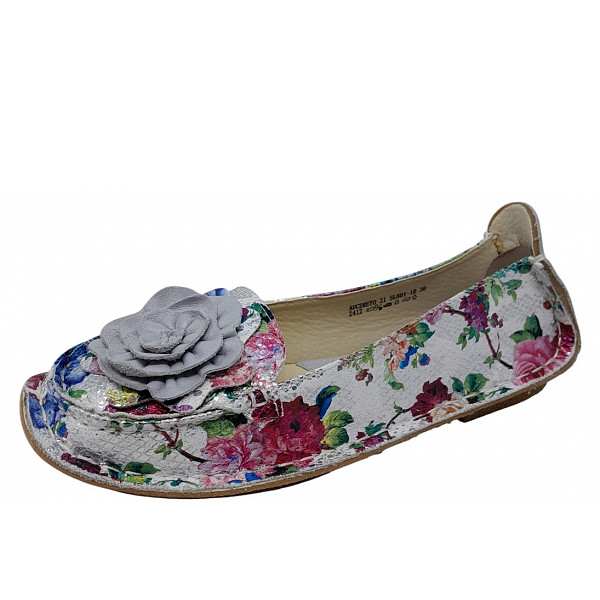 Laura Vita Laura Vita Ballerina blanc multi