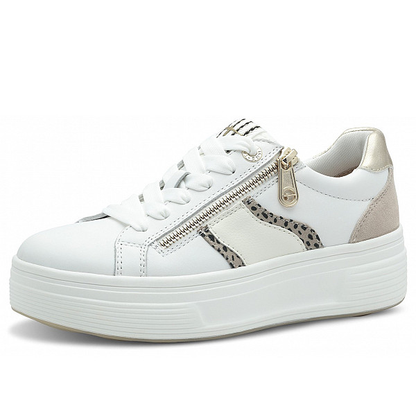 Tamaris Comfort Weite G1/2 Sneaker beige kombi