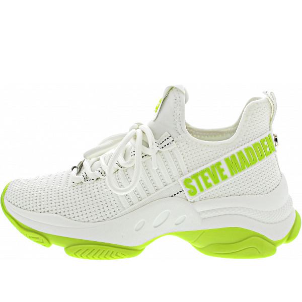 Steve Madden Mac-E Sneaker white-lime