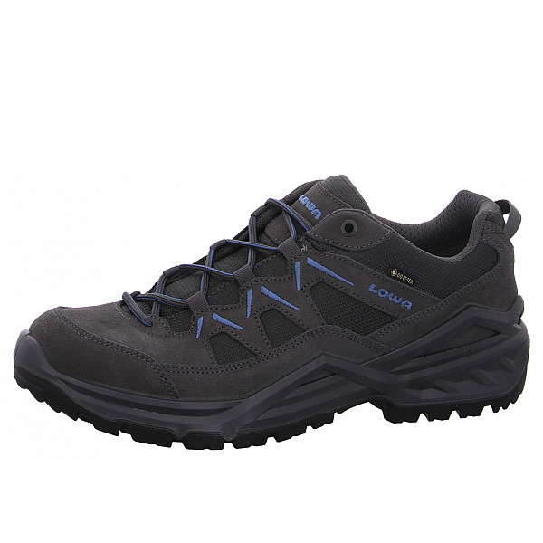 Lowa Sirkos Evo GTX Lo Wanderschuh 9704 graphit/blau