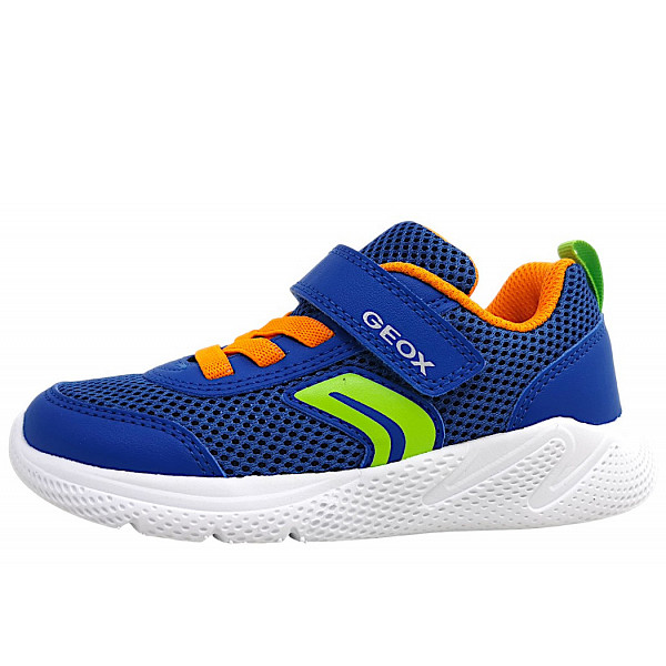 Geox Sprintye Boy Klettschuh royal/orange C0685