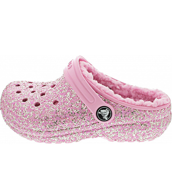 Crocs Classic Lined GlitterClog Clogs flamingo