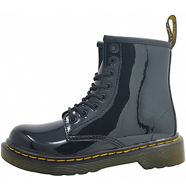 Dr. Martens 1460J Schnürstiefel Patent Black