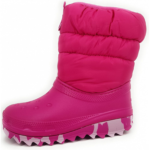 Crocs Classic Neo Puff Boot Gummistiefel 6X0 Candy Pink