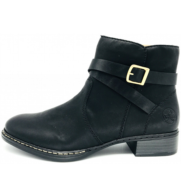 Rieker hwk damen stiefel Stiefelette schwarz