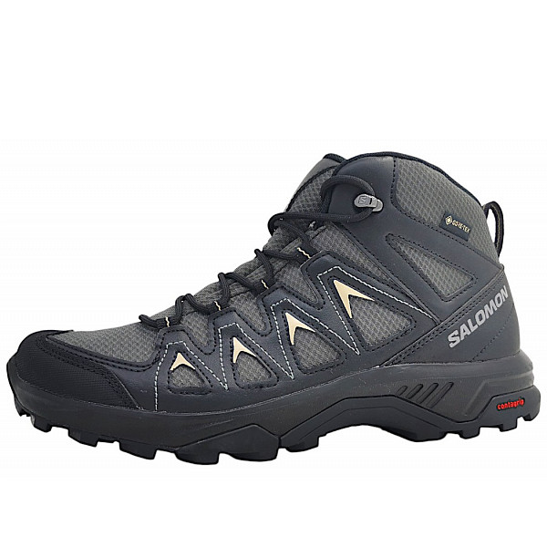 Salomon X Braze MID GTX Wanderstiefel urban chic/black/green