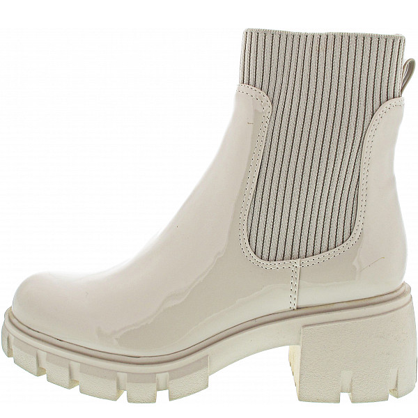 Steve Madden Hutch Chelsea Boot bone patent